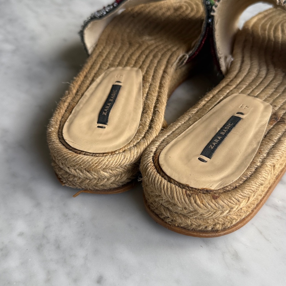Zara Watermelon Beaded Slides - Picture 4 of 9